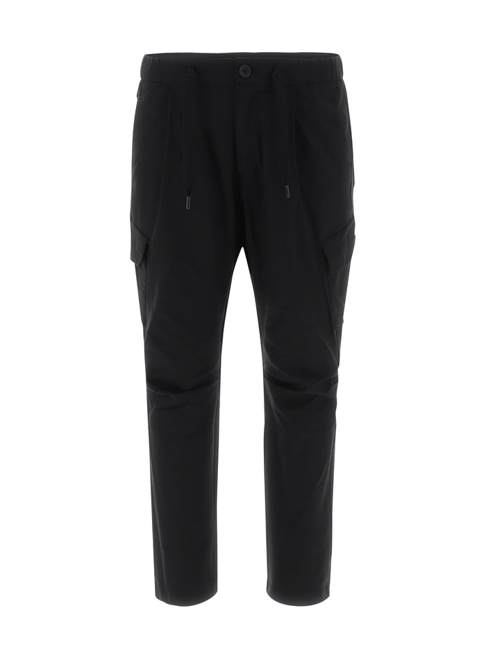 Laminar trousers with drawstring-1