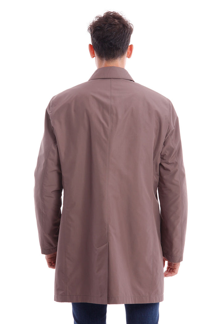 Schneiders Beige Raincoat In Technical Fabric-3