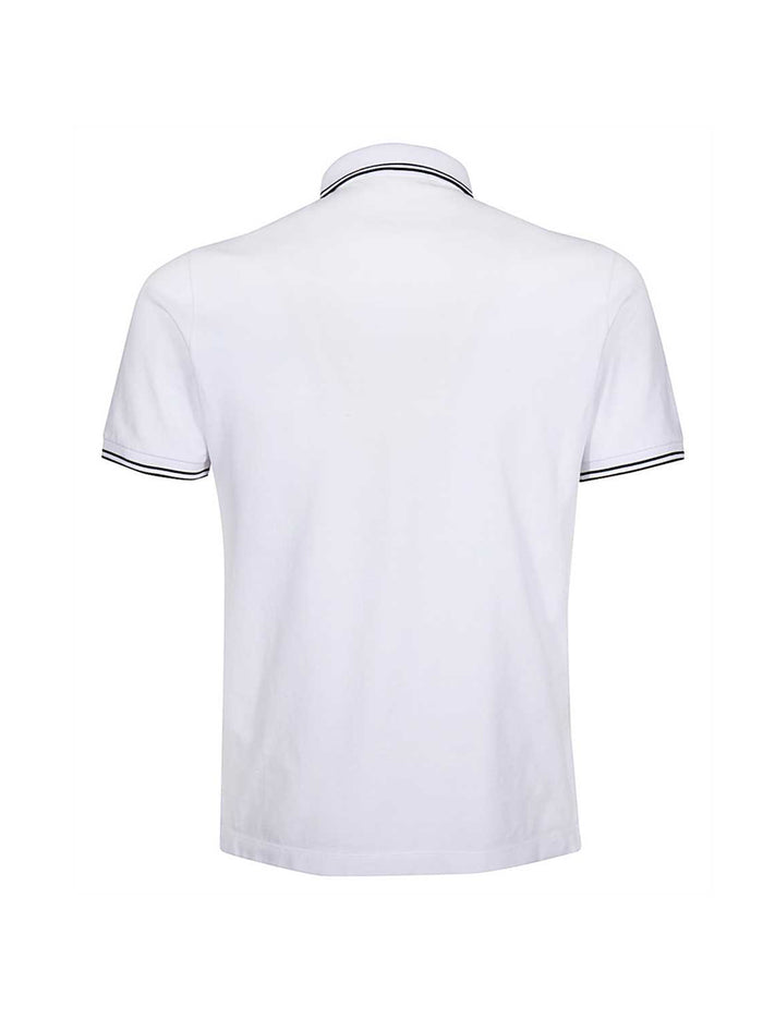 MM Piquet Stretch Polo Shirt White-2