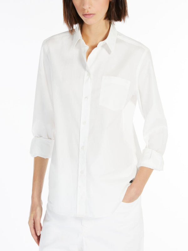 Camicia Ml Cotone Bianco-2