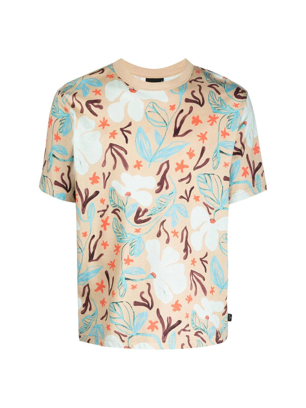 Sea Floral Print T-shirt