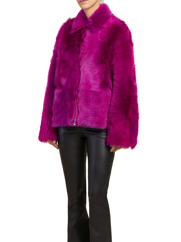 Giacca In Shearling Reversibile