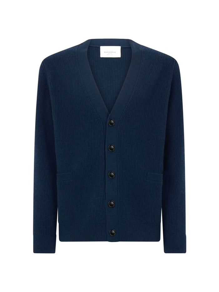 Cardigan In Lana Costa Inglese-cosmos-1