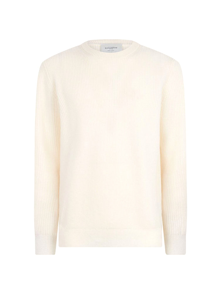 English Coast Wool Crew Neck Pullover-1