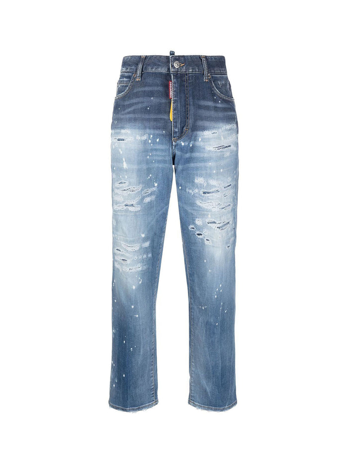 Jeans Strappi Vernice Boston-1