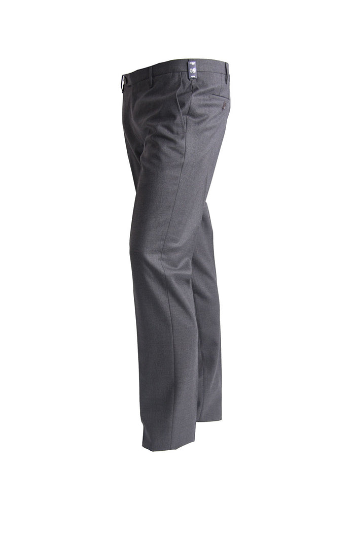 Dark Gray Rota Trousers In Tasmanian Canvas-2