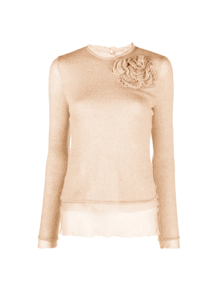 Maglione Con Fiore-1