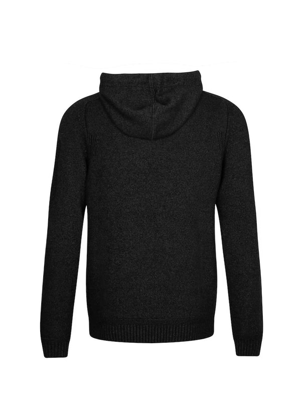 Knitted Sweatshirt With Hood-2