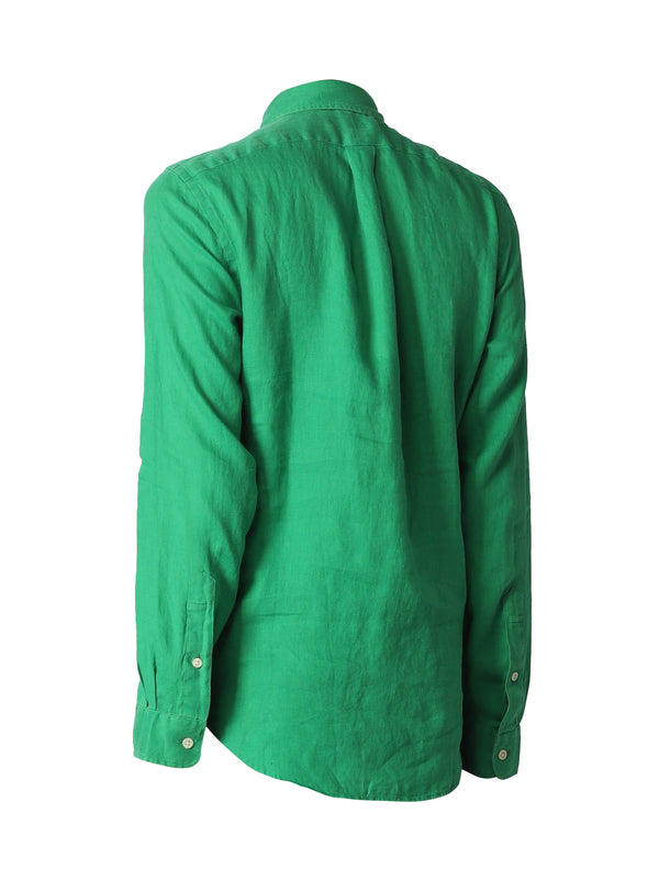 Shirt Ml B/d Linen Green-2