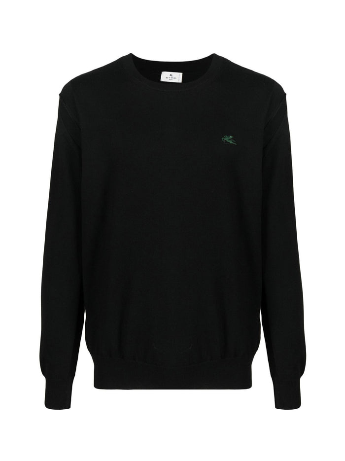 Virgin Wool Crew Neck Sweater-1