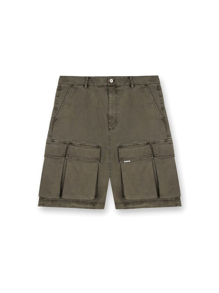 Washed Cargo Short-1