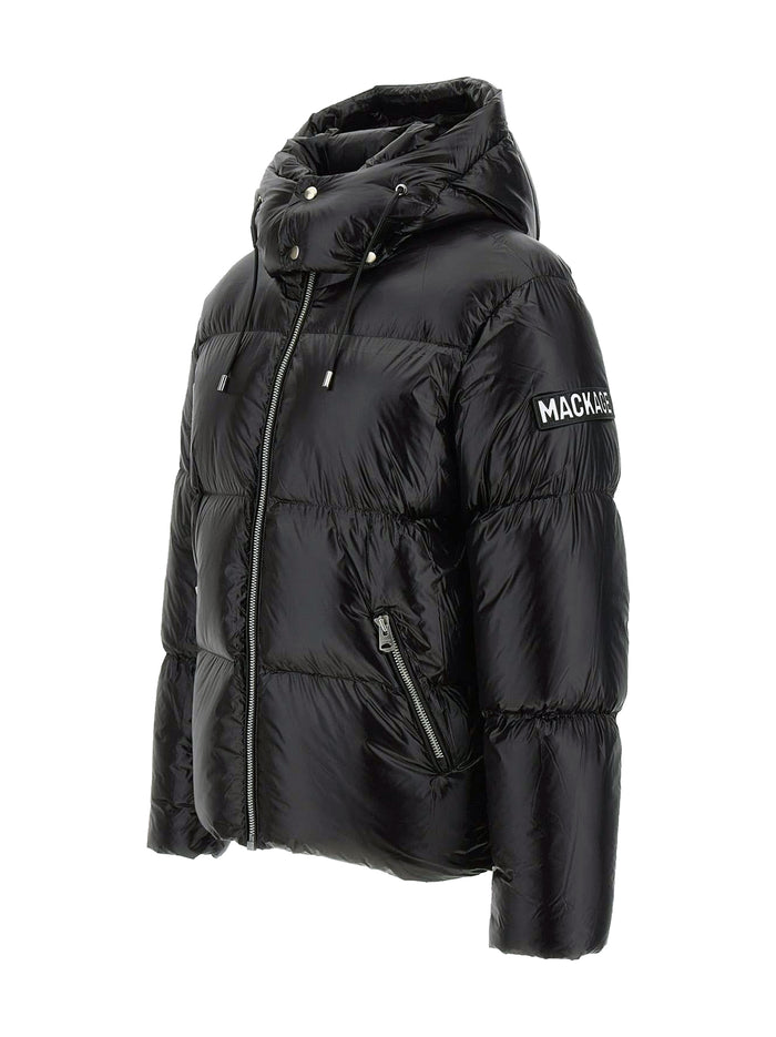 Kent Shiny Lightweight Down Jacket With Hood-2