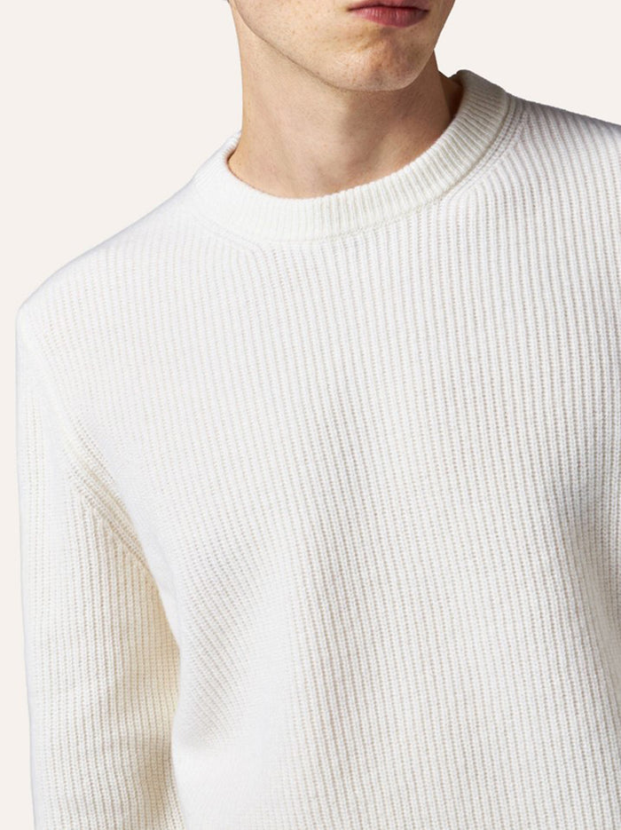 English Coast Wool Crew Neck Pullover-3