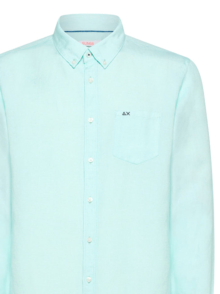 Linen Button Down Shirt-2