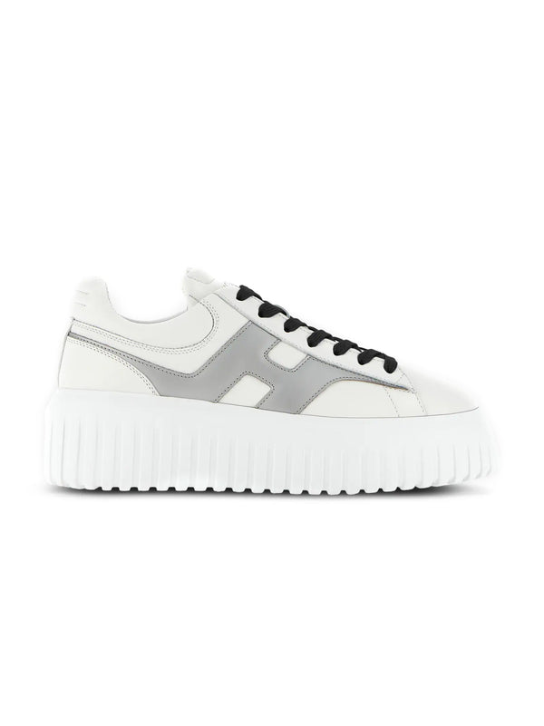 Sneakers H-stripes Argento