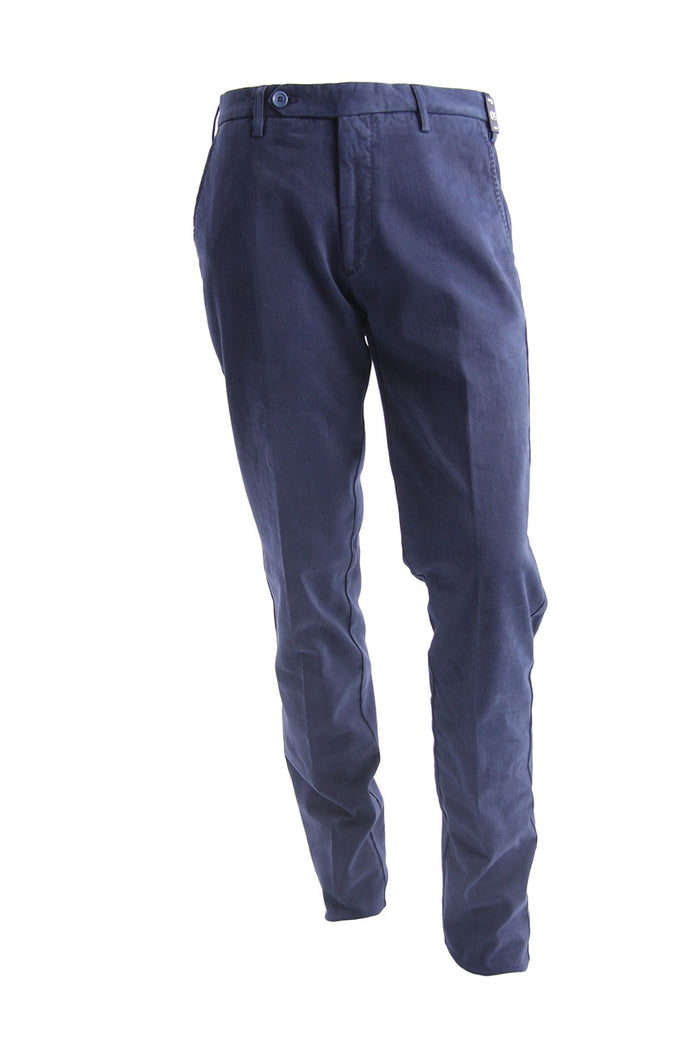 Pantaloni Rota Blu In Cotone Invernale-1
