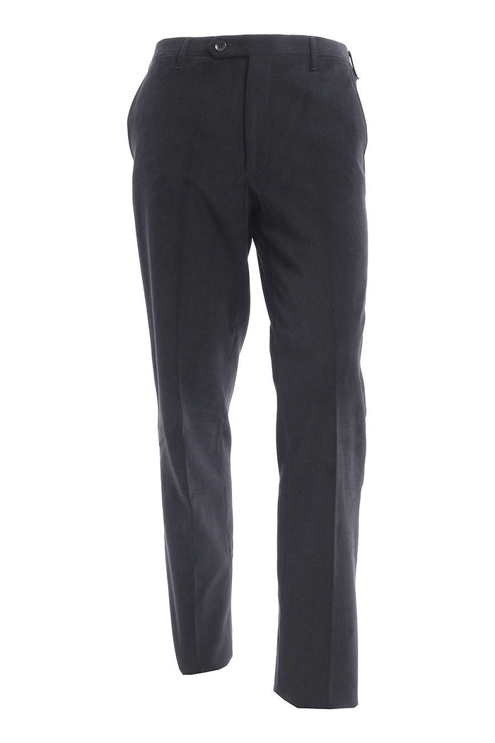 Pantalone Rota Nero In Cotone-1