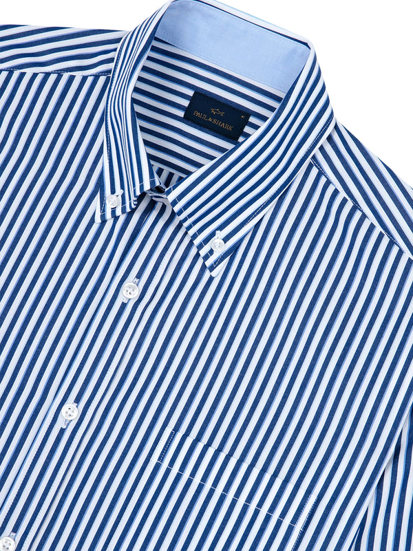 Striped Cotton Poplin Shirt-2
