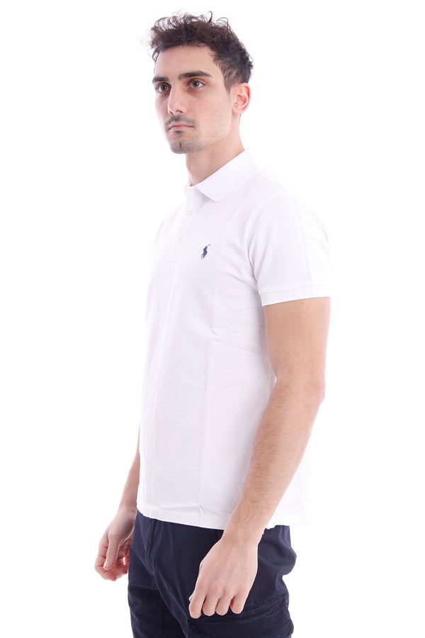 Half Sleeve Polo Shirt In Cotton-2