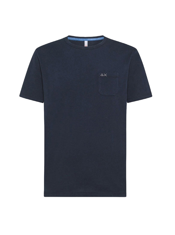 Short Sleeved Round T-shirt-1