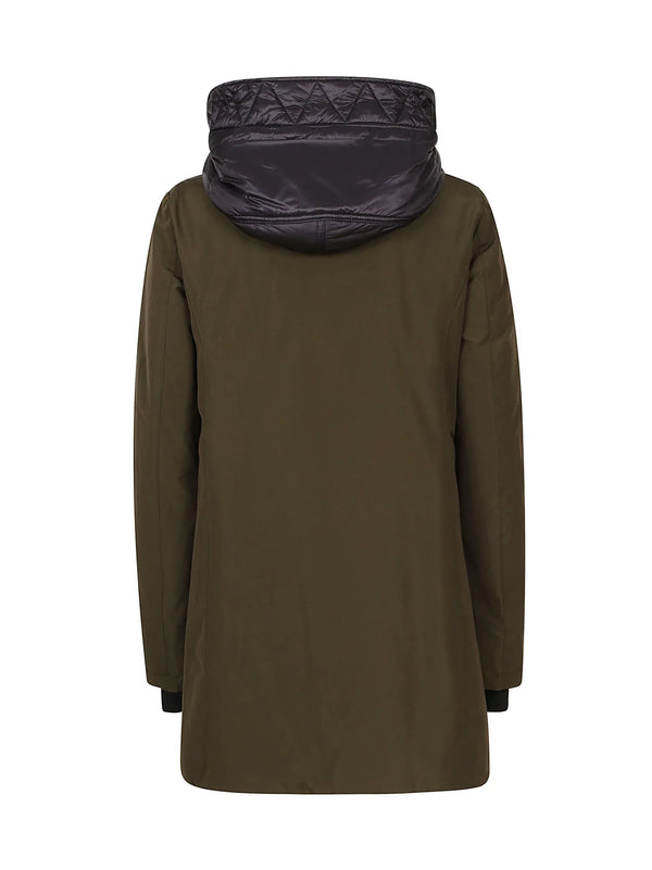 Toggle Coat Nylon Db Front-2