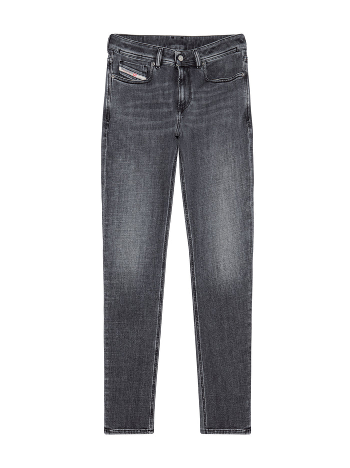 Jeans Skinny  Washed Grigio-1