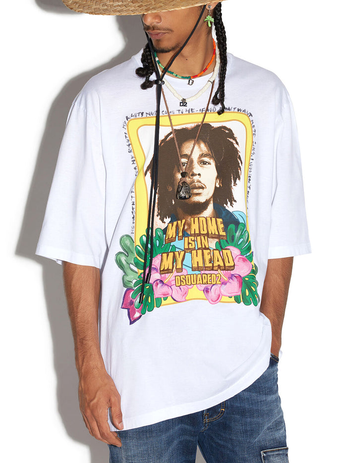 Bob Marley Skater T-shirt-2