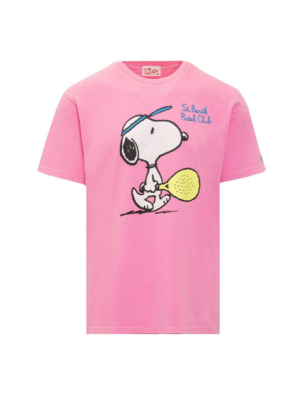 T-shirt Pad Snoopy Pink