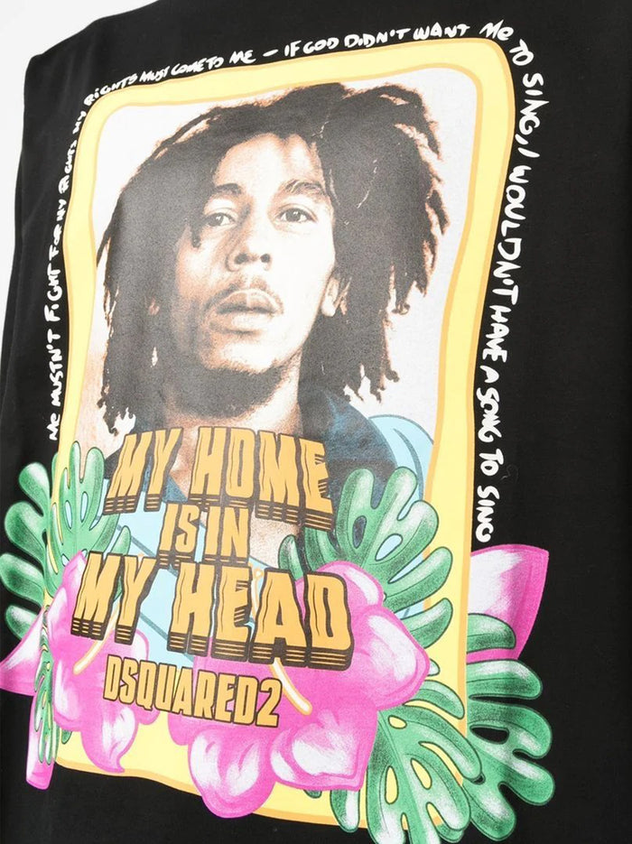 Bob Marley Skater T-shirt-2