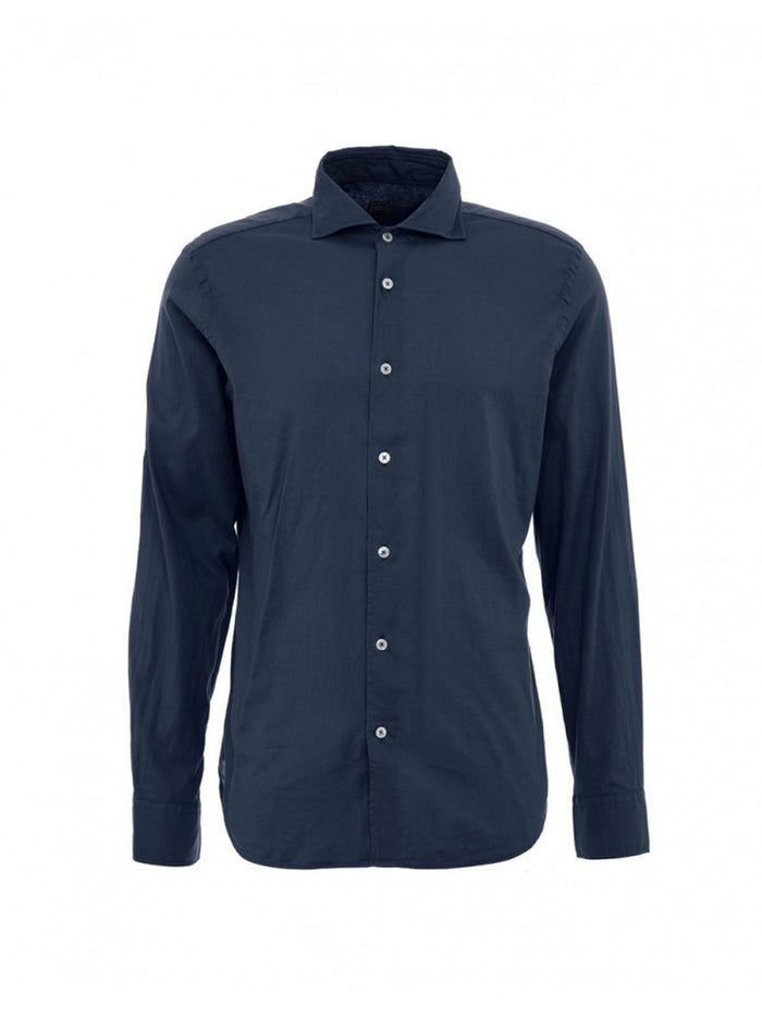 Sean Shirt In Very Light Panam Cotton Voile-1