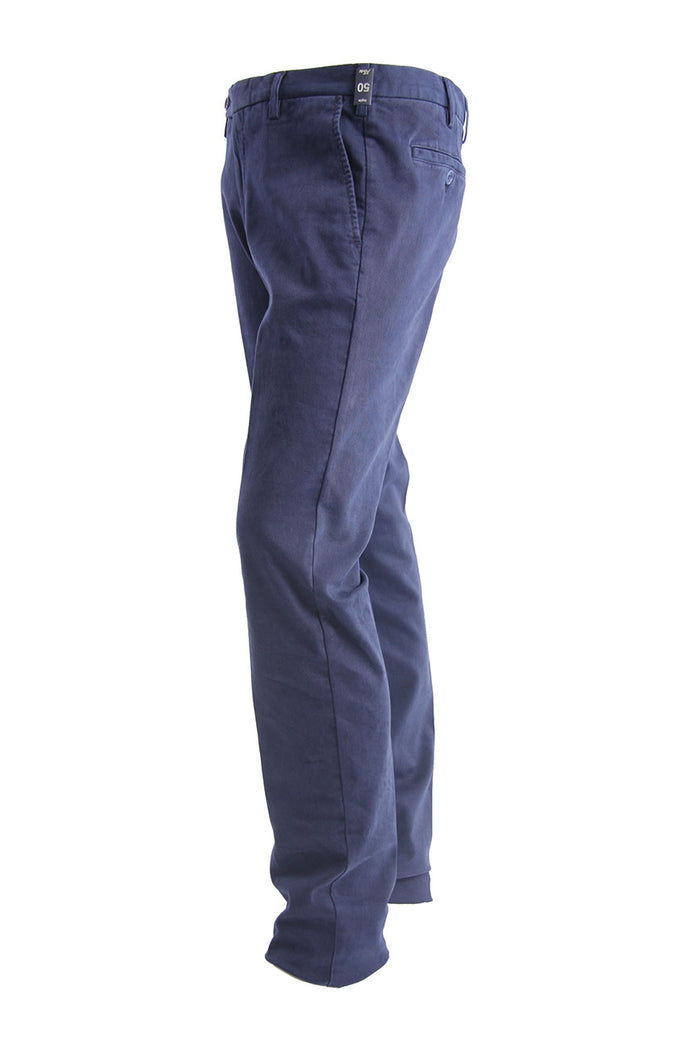 Blue Rota Pants In Winter Cotton-2