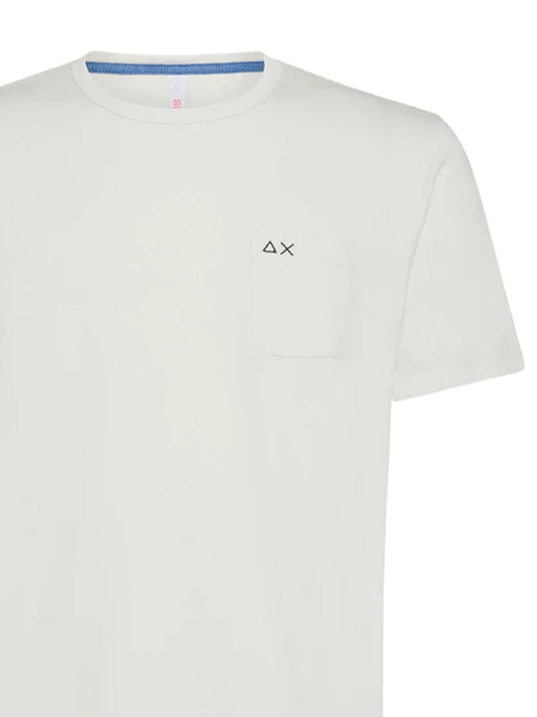 Short Sleeved Round T-shirt-2