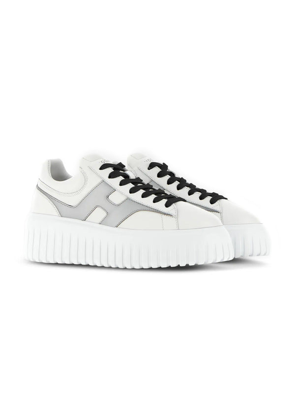 Sneakers H-stripes Argento-2