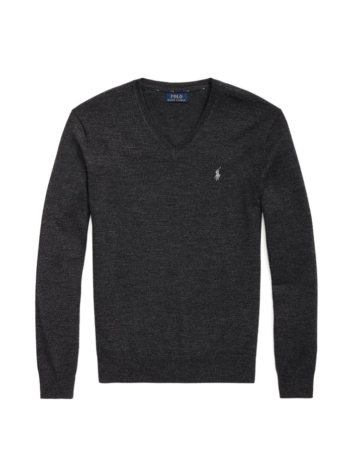 Slim Fit V-neck sweater-1