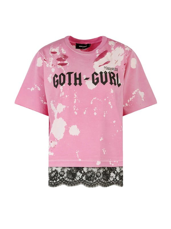 Goth-gurl Lace T-shirt